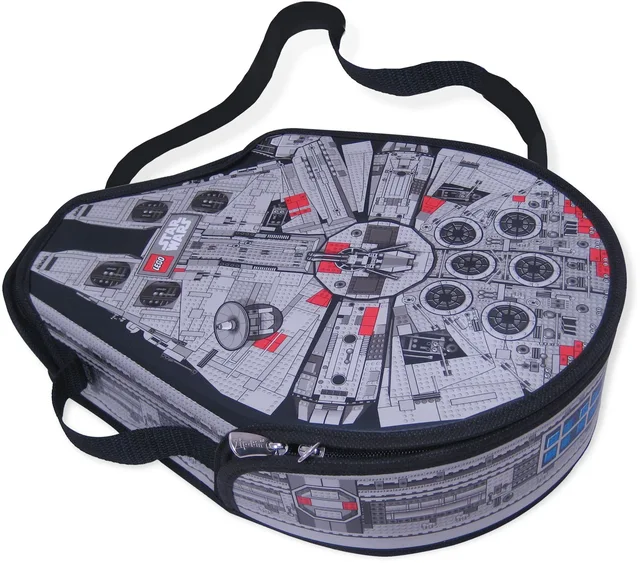 LEGO 5001050-1 Star Wars ZipBin Millennium Falcon Messenger Bag