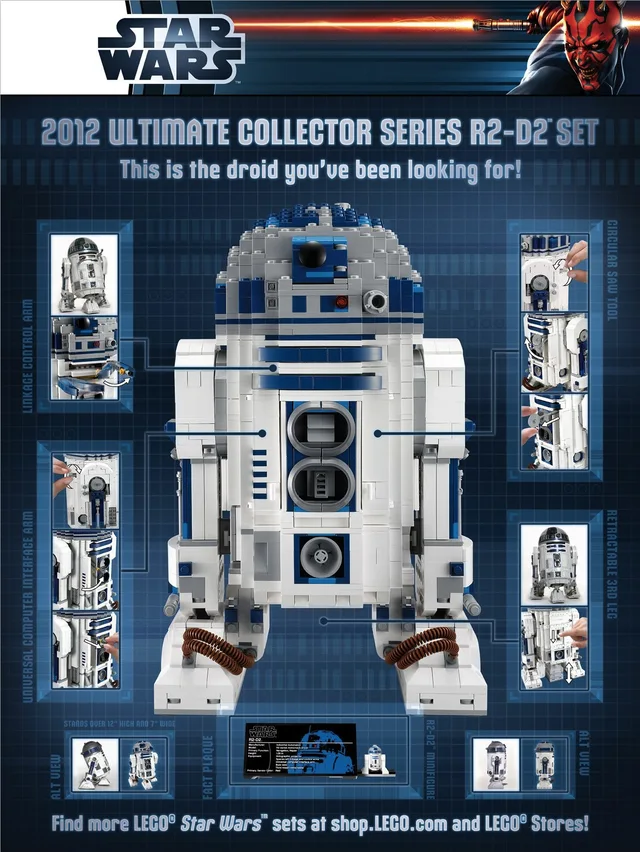 LEGO 5001162-1 R2-D2 Poster