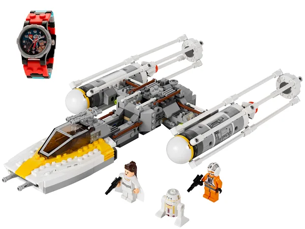 LEGO 5002512-1 Gold Leader's Y-Wing Starfighter and Watch Bundle