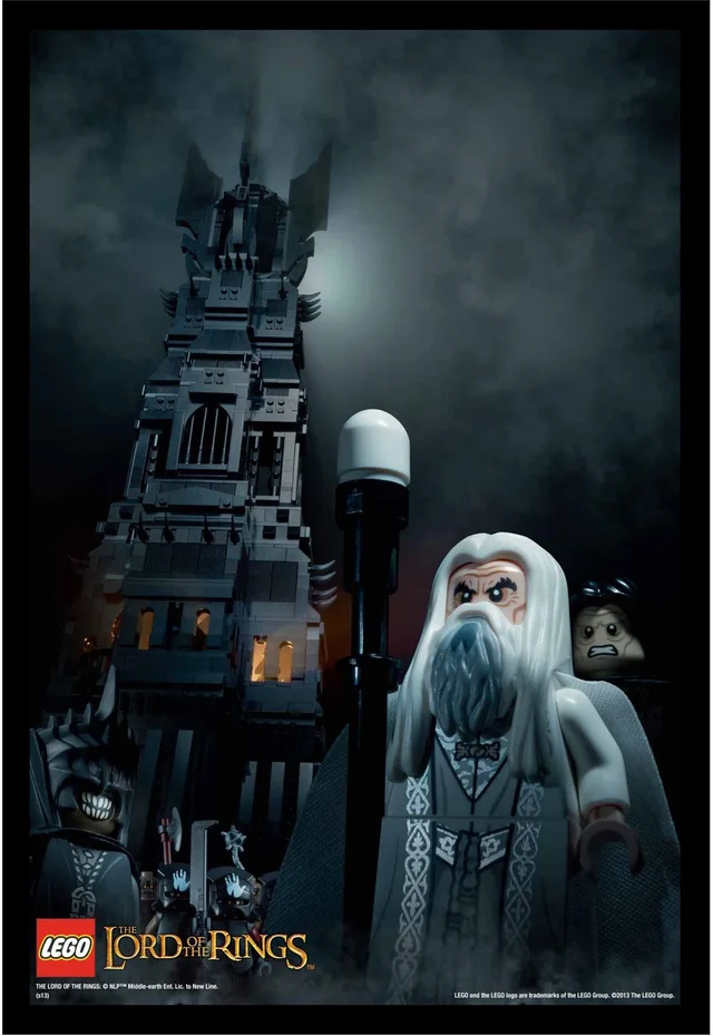 LEGO 5002517-1 Lord of the Rings Tower of Orthanc Poster