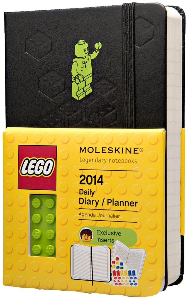 LEGO 5002675-1 2014 Daily Diary / Planner (Lime)