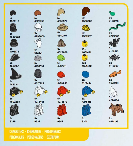 LEGO 5003226-1 StoryStarter Character Replacement Pack