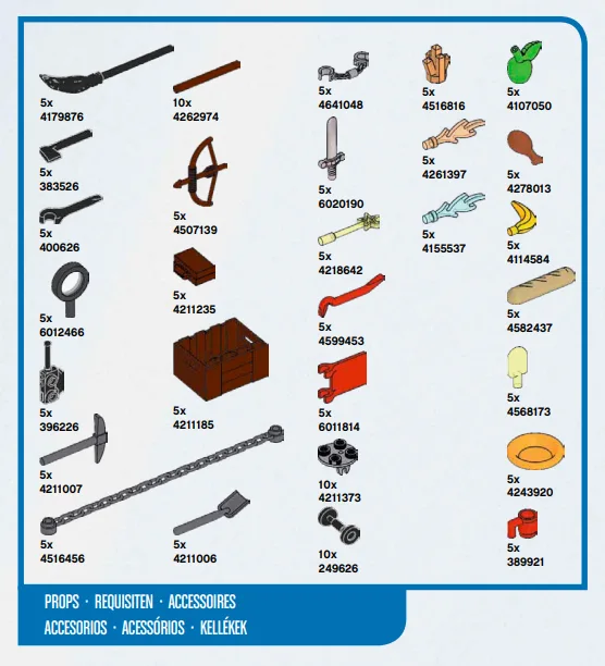 LEGO 5003227-1 StoryStarter Props Replacement Pack