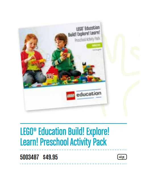 LEGO 5003487-1 Build! Explore! Learn! Preschool Activity Pack