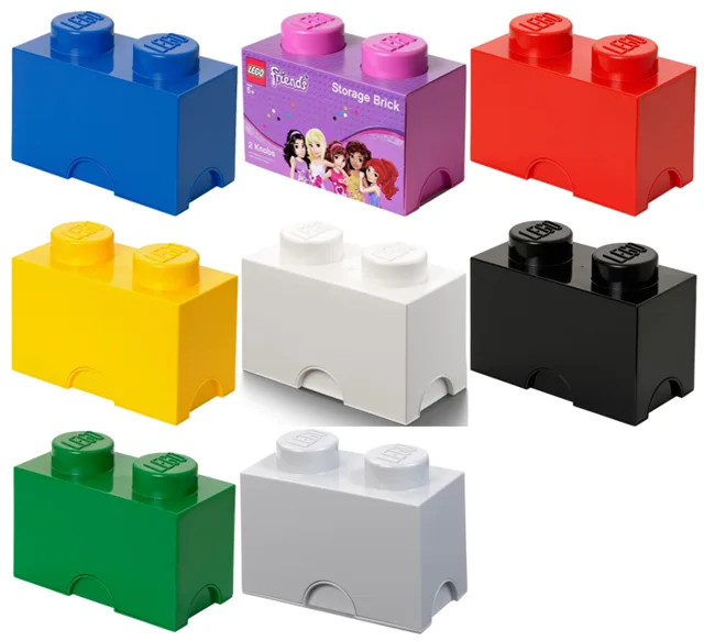 LEGO 5003568-1 Storage Brick 1 x 2 (All Colors)