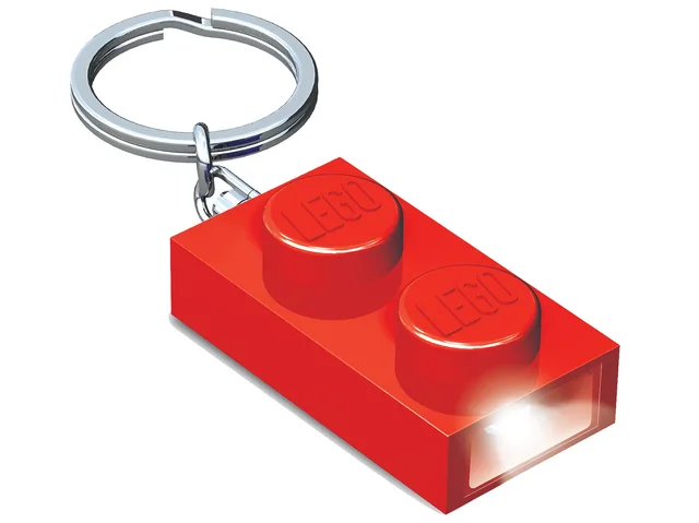 LEGO 5004264-1 1 x 2 Brick Key Light (Red)