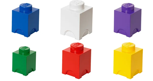 LEGO 5004268-1 Storage Brick 1 x 1 (All Colors)