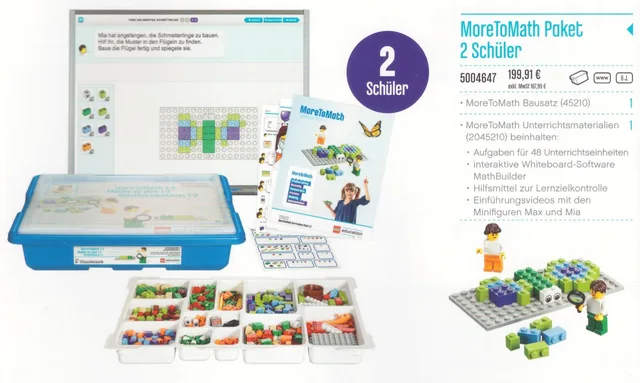 LEGO 5004647-1 MoreToMath 1-2 Package - 2 Students