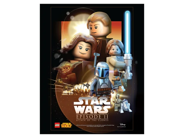 LEGO 5004745-1 Star Wars Episode II Poster