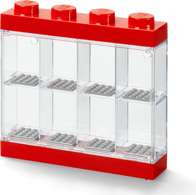 LEGO 5004890-1 Minifigure Display Case 8 (Red)