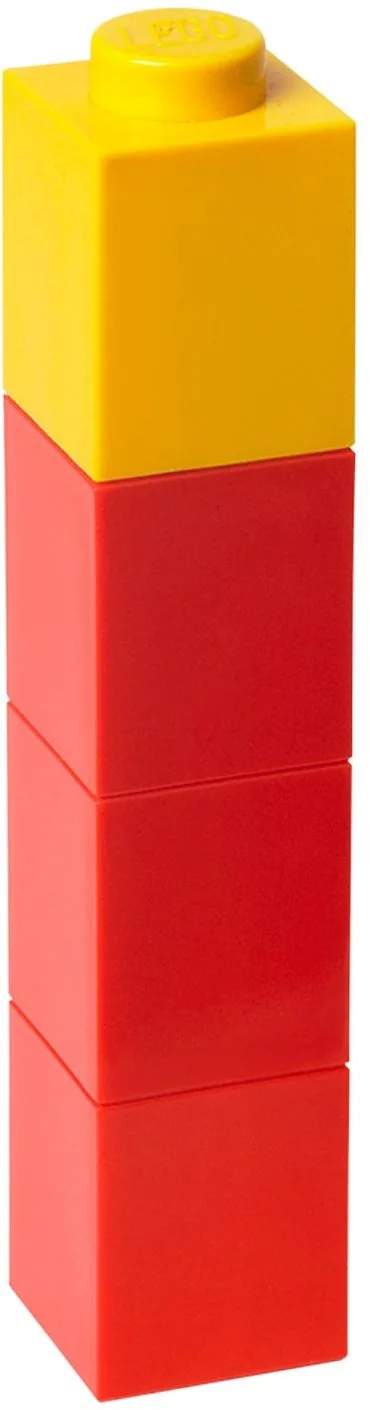 LEGO 5004897-1 Square Drinking Bottle (Red)