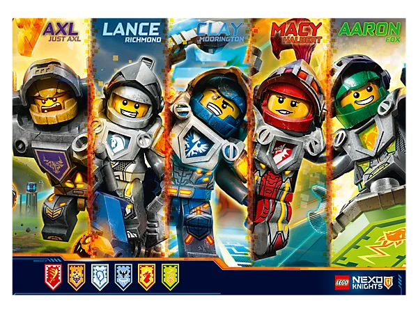 LEGO 5005047-1 Nexo Knights Character Poster