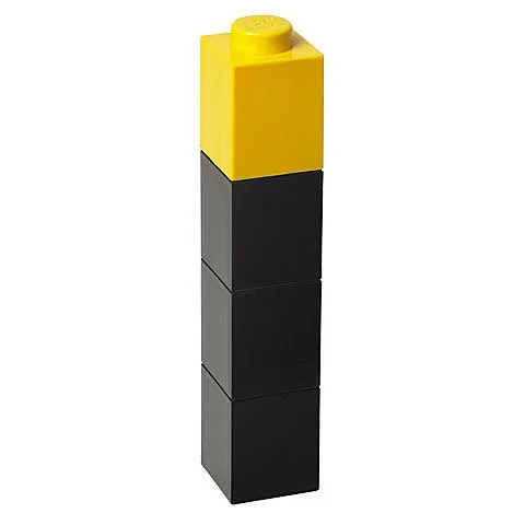 LEGO 5005177-1 Square Drinking Bottle (Black)