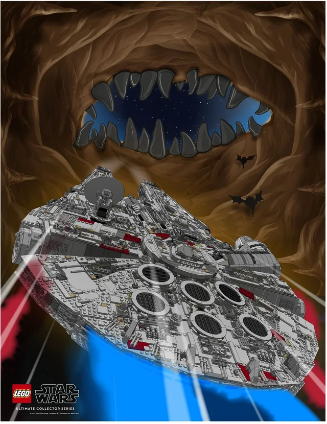 LEGO 5005445-1 Millennium Falcon Poster