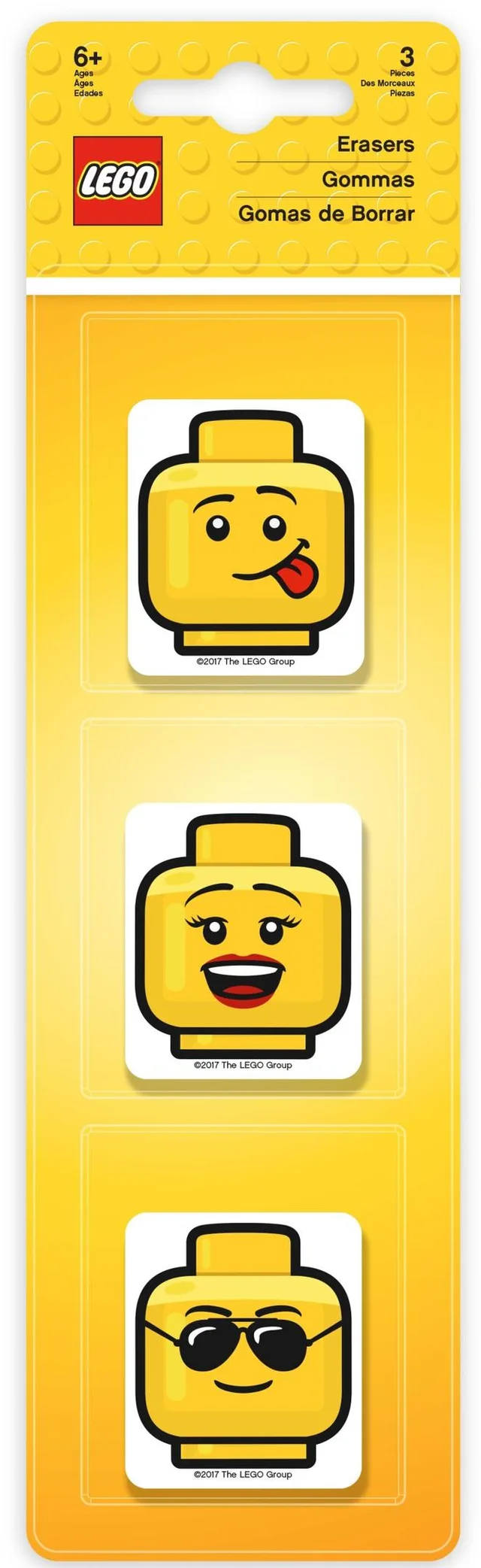 LEGO 5005579-1 Erasers (Minifigure Heads)