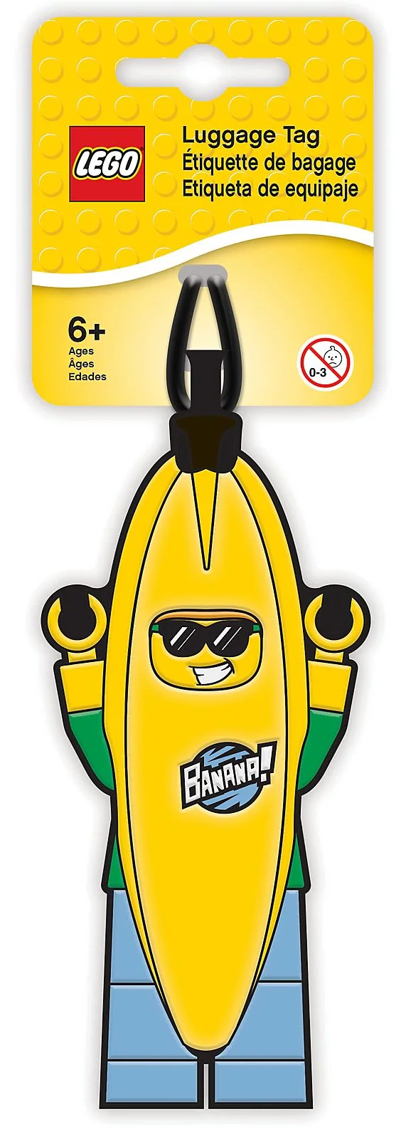 LEGO 5005580-1 Banana Guy Luggage Tag