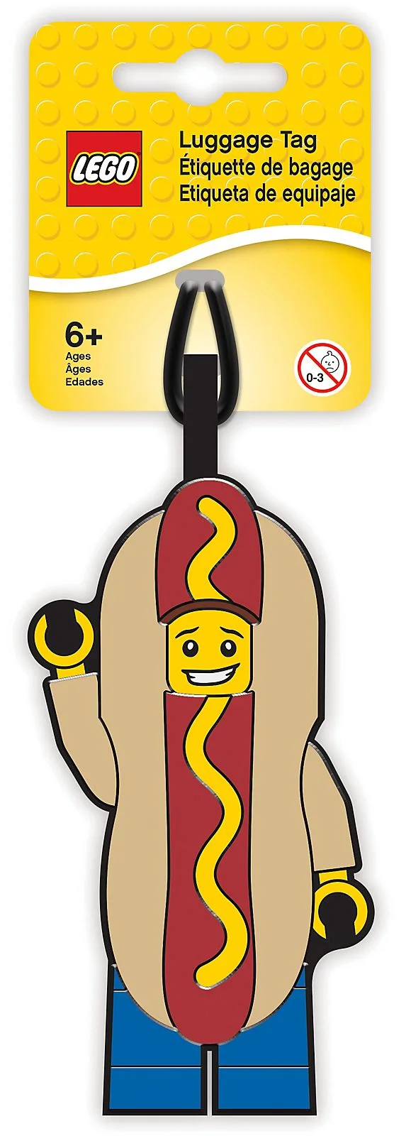 LEGO 5005582-1 Hot Dog Guy Luggage Tag