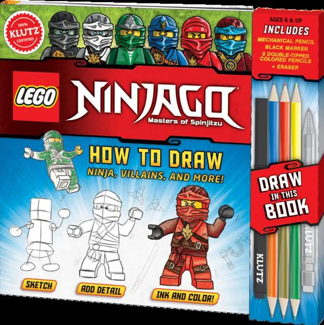 LEGO 5005631-1 Ninjago: How to Draw Ninjas, Villains, and More!