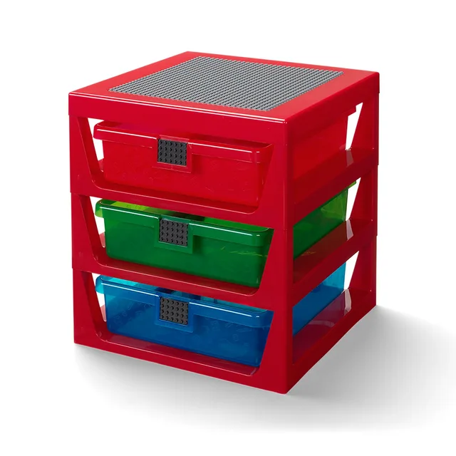 LEGO 5005873-1 3-Drawer Storage (Red)