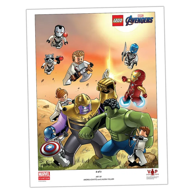 LEGO 5005881-1 Avengers: Endgame Art Print