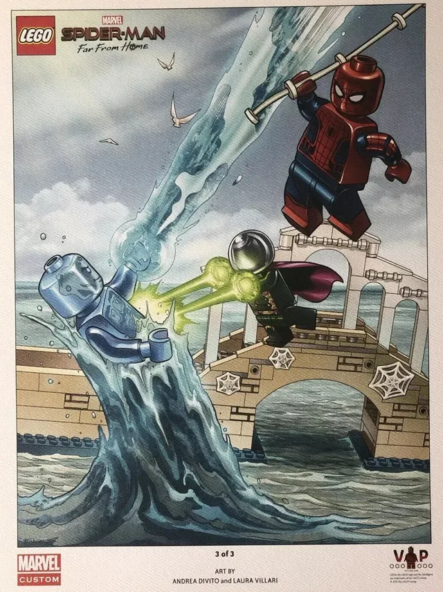 LEGO 5005883-1 Spider-Man: Far From Home Art Print