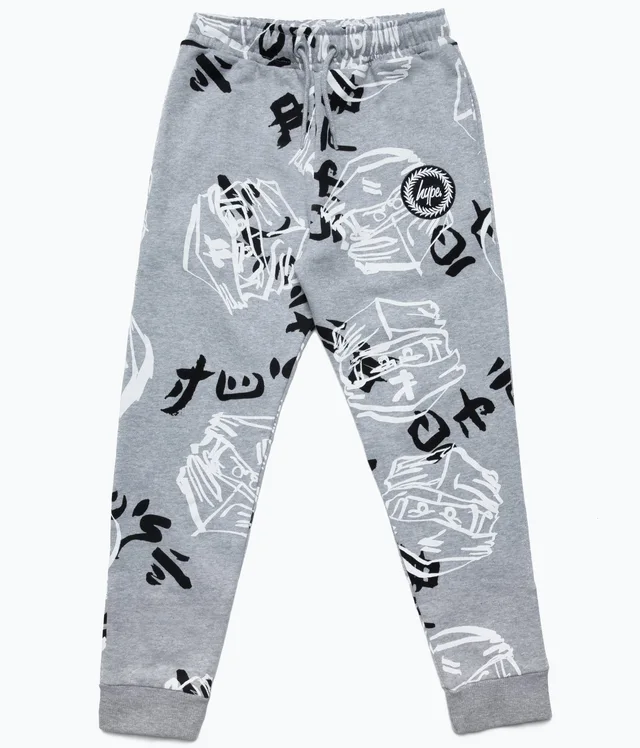 LEGO 5006228-1 HYPE X LEGO NINJAGO Grey Just Hype Faces Sweatpants