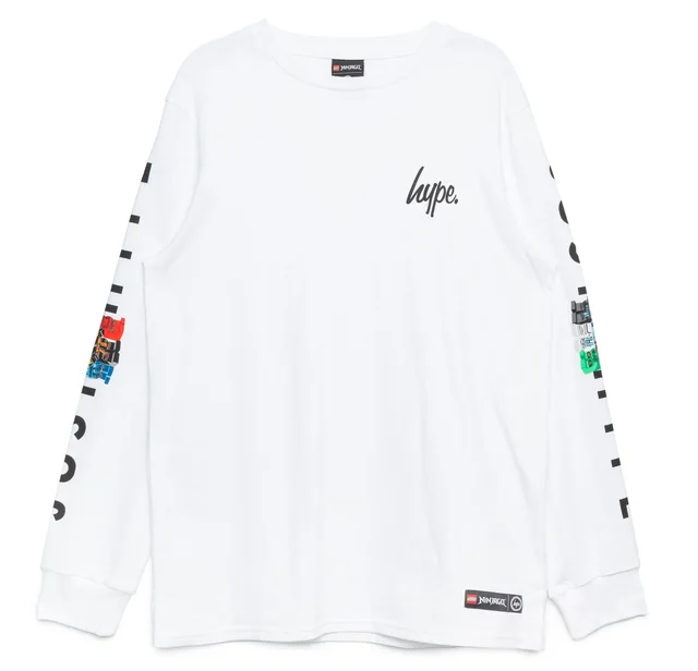 LEGO 5006233-1 HYPE X LEGO NINJAGO Squad Logo Adults' Long Sleeve T-Shirt