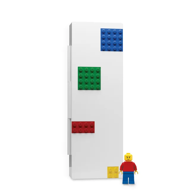 LEGO 5006289-2 Stationery Pencil Box with Four Building Bricks and Minifigure
