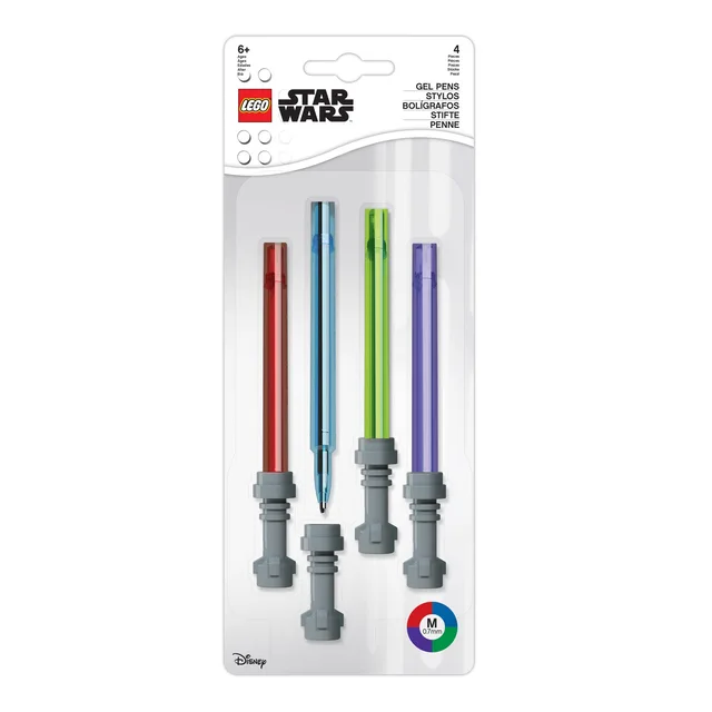 LEGO 5006372-1 Lightsaber Gel Pen Multipack - 4 Pack