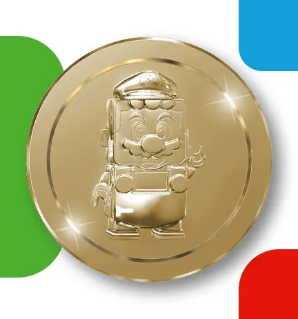 LEGO 5006396-1 Limited Edition Super Mario Gold Coin