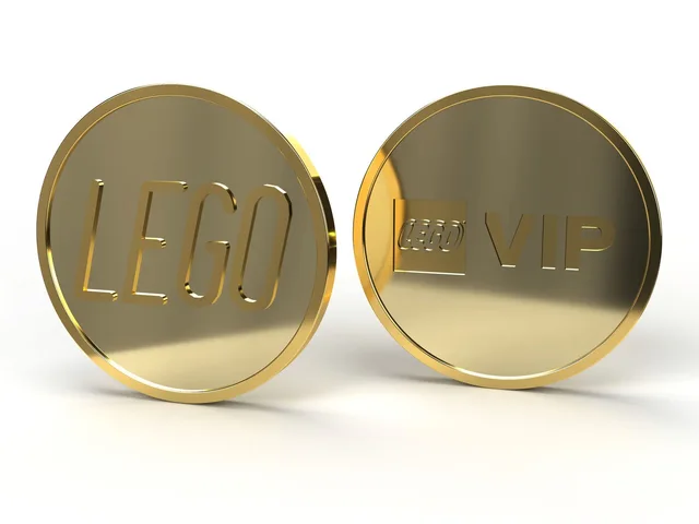 LEGO 5006470-1 VIP Collectible Gold Coin