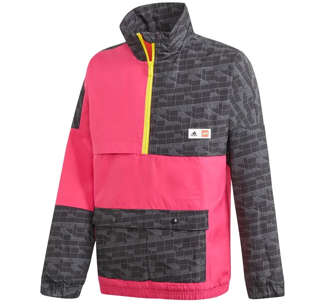 LEGO 5006550-1 adidas x Classic LEGO Bricks Half-Zip Warm Jacket