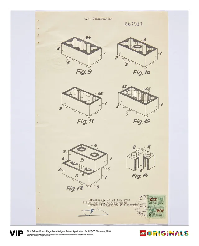 LEGO 5006582-1 LEGO Originals Art Prints Bundle