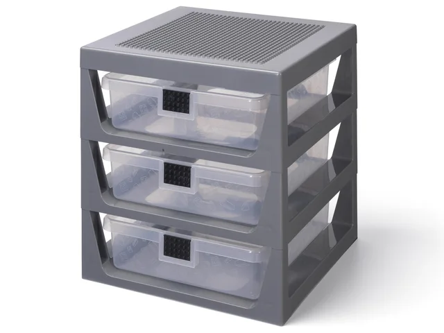LEGO 5006608-1 3-Drawer Storage (Gray)