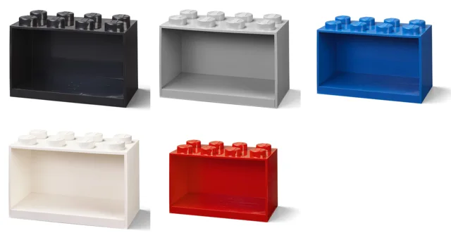 LEGO 5006609-1 Brick Shelf 8 Knobs (All Colors)