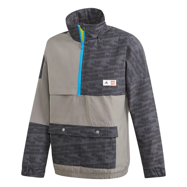 LEGO 5006643-1 adidas x Classic LEGO Bricks Half-Zip Warm Jacket
