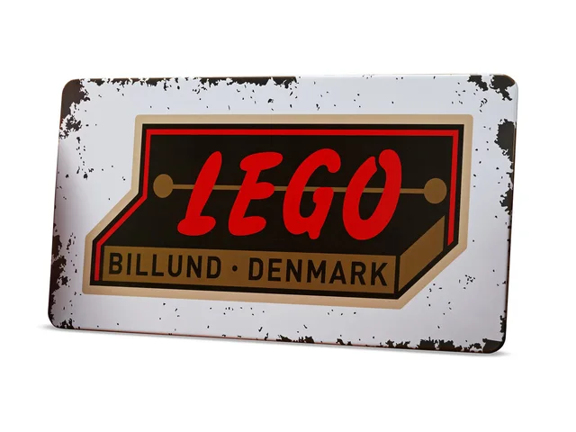 LEGO 5007016-1 1950's Retro Tin Sign