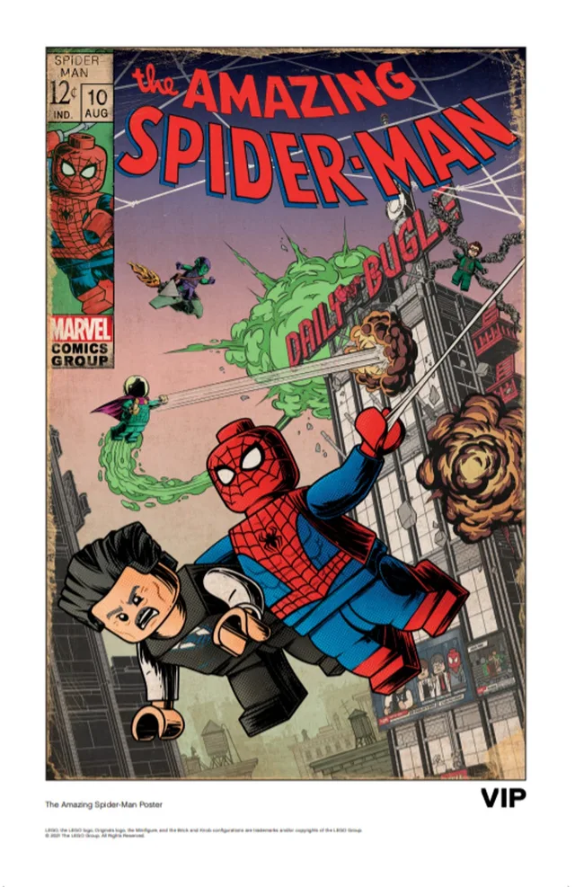 LEGO 5007043-1 Spider-Man Comic Print