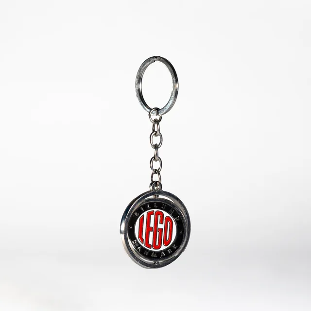 LEGO 5007093-1 Retro Spinning Key Chain 1950s Logo