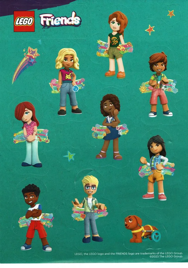LEGO 5007096-1 Friends Stickers