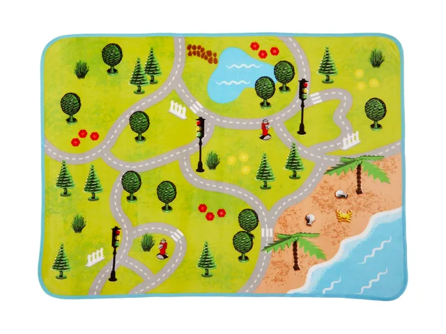 LEGO 5007182-1 City Town Map Plush Throw