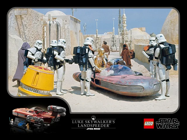 LEGO 5007501-1 Exclusive Star Wars Landspeeder Print