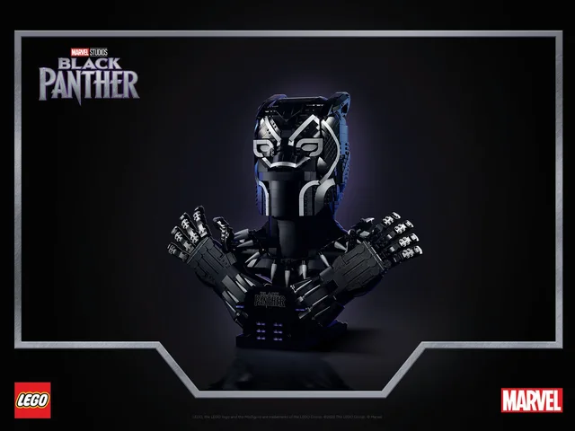 LEGO 5007715-1 Black Panther Print