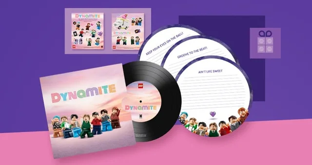 LEGO 5007900-1 Dynamite Special Postcards and Stickers
