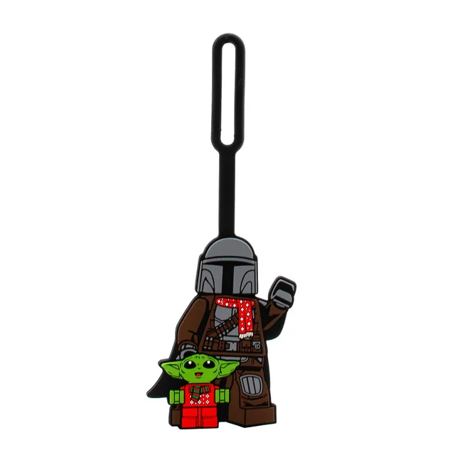 LEGO 5008114-1 The Mandalorian with Grogu Holiday Bag Tag