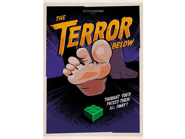 LEGO 5008238-1 The Terror Below Halloween Poster