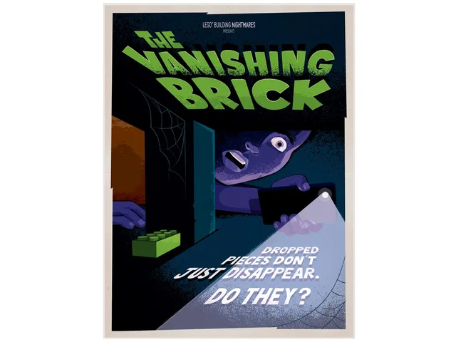 LEGO 5008239-1 The Vanishing Brick Halloween Poster