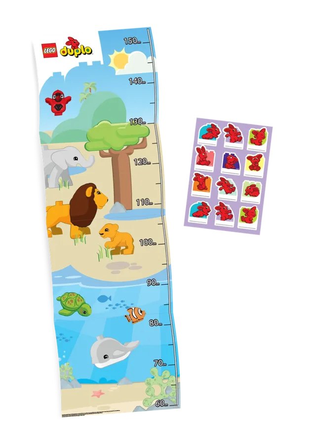 LEGO 5009014-2 Duplo Height Chart