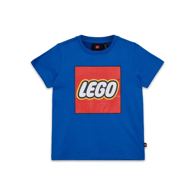 LEGO 5009093-1 Kids' Short Sleeve Logo T-Shirt – Blue