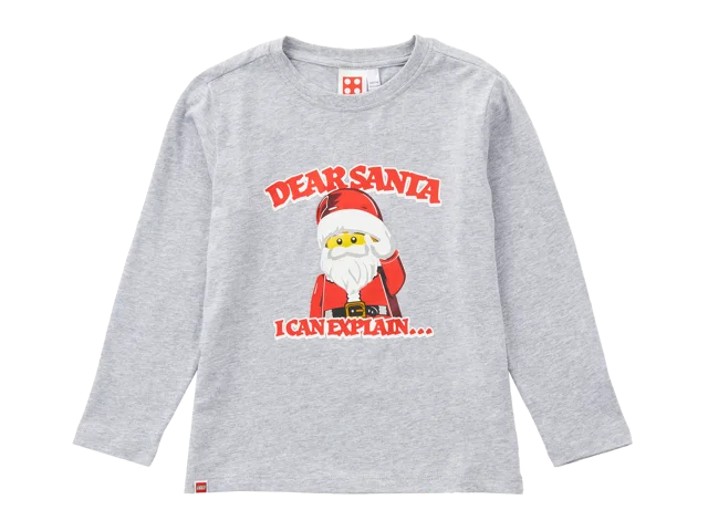 LEGO 5009133-1 Kids' Long Sleeve Dear Santa T-Shirt